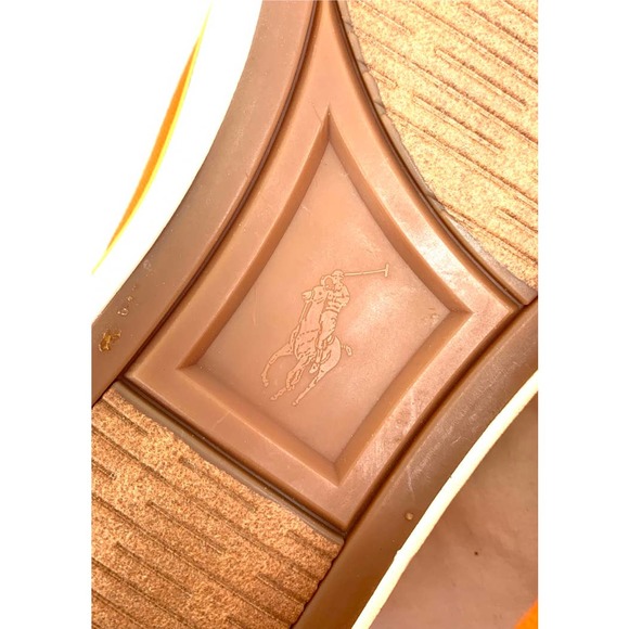 Polo Ralph Lauren Orange Mens Slip On Sneakers Size 11D - Picture 9 of 9